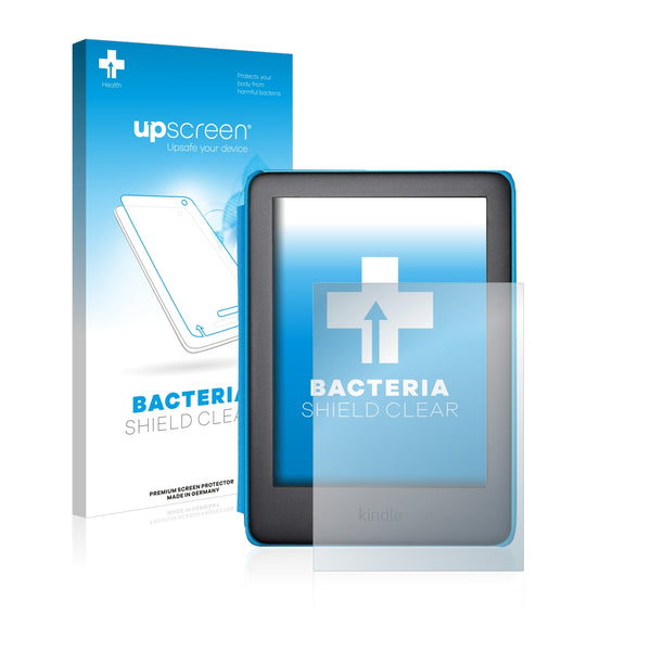 upscreen Bacteria Shield Clear Premium Antibacterial Screen Protector for Amazon Kindle Kids Edition 2019 (10th generation)