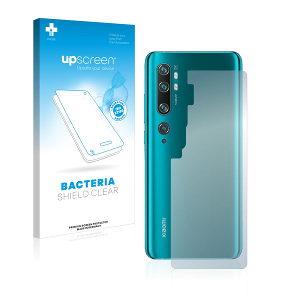 upscreen Bacteria Shield Clear Premium Antibacterial Screen Protector for Xiaomi Mi Note 10 (Back)