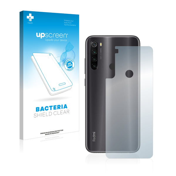 upscreen Bacteria Shield Clear Premium Antibacterial Screen Protector for Xiaomi Redmi Note 8T (Back)