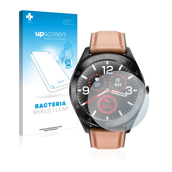 upscreen Bacteria Shield Clear Premium Antibacterial Screen Protector for Alfawise Watch 6