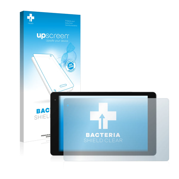 upscreen Bacteria Shield Clear Premium Antibacterial Screen Protector for Medion LifeTab P10603 (MD 60876)