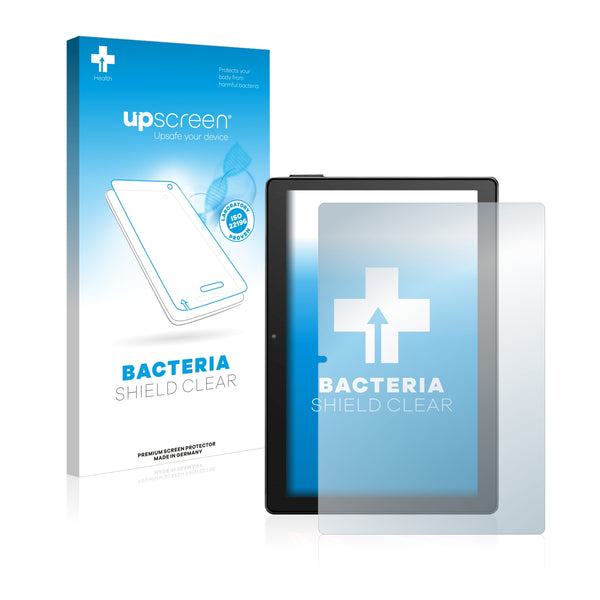 upscreen Bacteria Shield Clear Premium Antibacterial Screen Protector for Dragon Touch Max 10