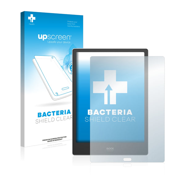 upscreen Bacteria Shield Clear Premium Antibacterial Screen Protector for Onyx Boox Note 2