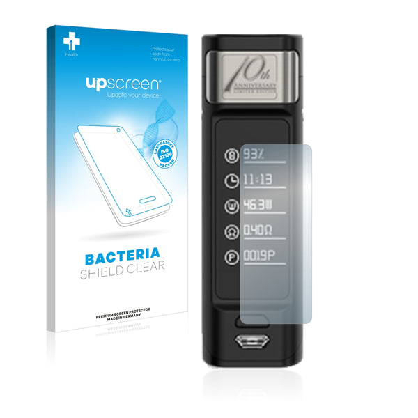 upscreen Bacteria Shield Clear Premium Antibacterial Screen Protector for Joyetech Espion Solo 21700