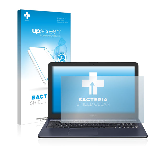 upscreen Bacteria Shield Clear Premium Antibacterial Screen Protector for Asus F543UA-GQ1817T