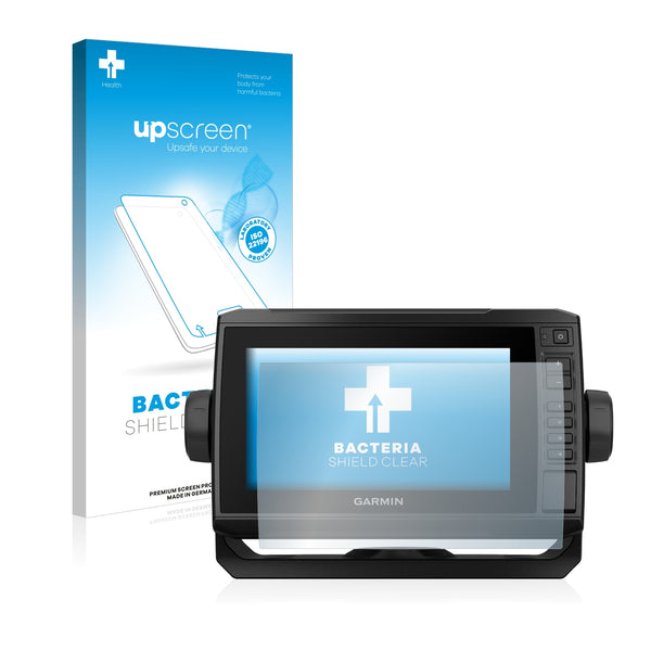 upscreen Bacteria Shield Clear Premium Antibacterial Screen Protector for Garmin echoMAP UHD 74cv