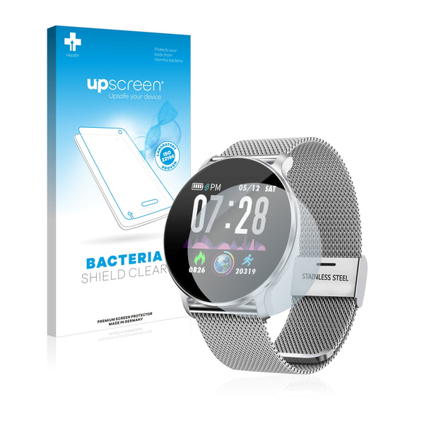 upscreen Bacteria Shield Clear Premium Antibacterial Screen Protector for moreFIT Fitness Tracker SW306