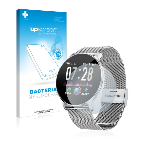 upscreen Bacteria Shield Clear Premium Antibacterial Screen Protector for TagoBee Fitness Tracker TB11