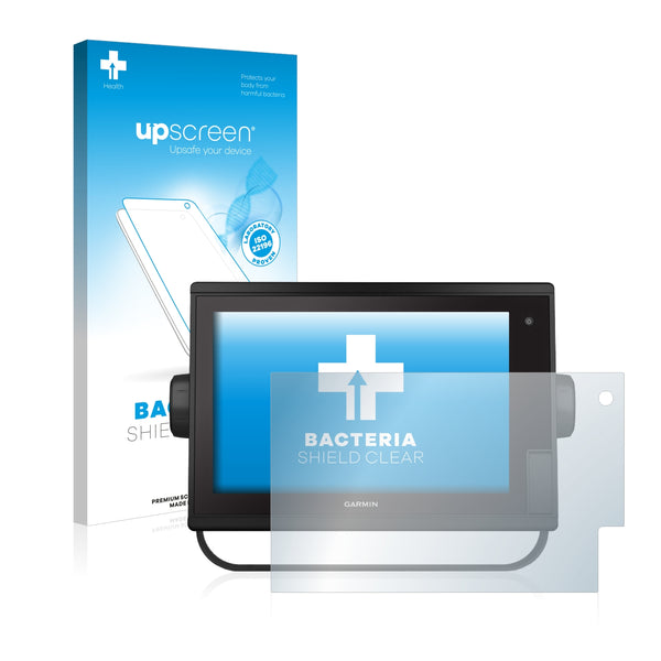 upscreen Bacteria Shield Clear Premium Antibacterial Screen Protector for Garmin GPSMAP 722 Plus