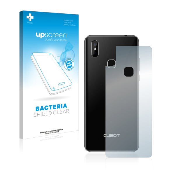 upscreen Bacteria Shield Clear Premium Antibacterial Screen Protector for Cubot Max 2 (Back)