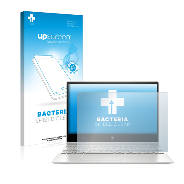 upscreen Bacteria Shield Clear Premium Antibacterial Screen Protector for HP Envy x360 15-dr1230ng