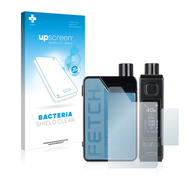 upscreen Bacteria Shield Clear Premium Antibacterial Screen Protector for Smok Fetch Mini (left-hander)