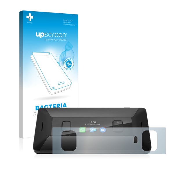upscreen Bacteria Shield Clear Premium Antibacterial Screen Protector for Cosmo Communicator (Outer display)