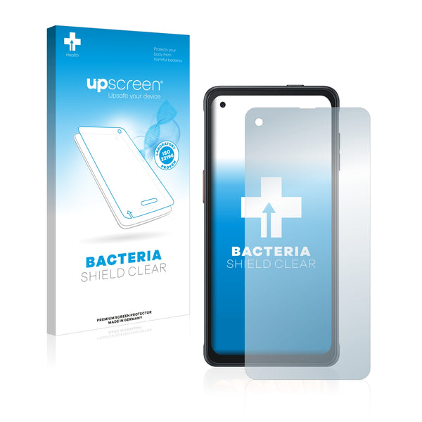 upscreen Bacteria Shield Clear Premium Antibacterial Screen Protector for Samsung Galaxy Xcover Pro