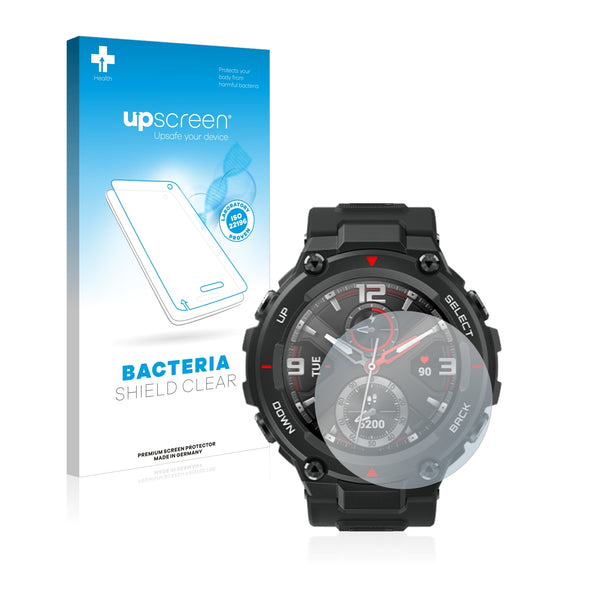 upscreen Bacteria Shield Clear Premium Antibacterial Screen Protector for Huami Amazfit T-Rex