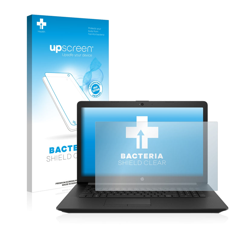 upscreen Bacteria Shield Clear Premium Antibacterial Screen Protector for HP Notebook 17-by0562ng