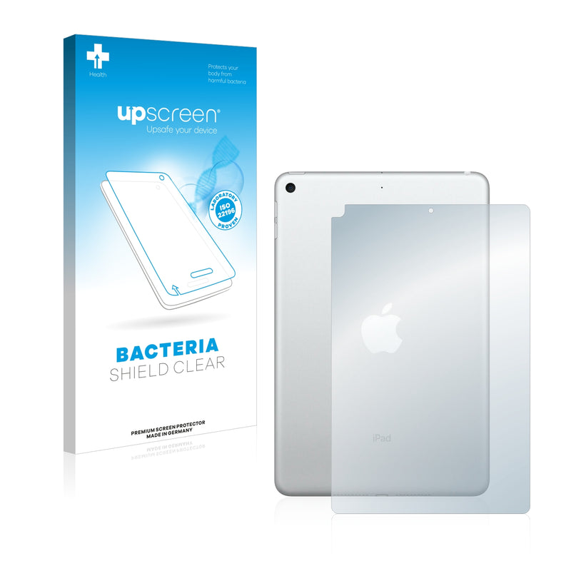 upscreen Bacteria Shield Clear Premium Antibacterial Screen Protector for Apple iPad Wi-Fi 7.9 2019 (Back)