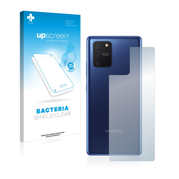 upscreen Bacteria Shield Clear Premium Antibacterial Screen Protector for Samsung Galaxy S10 Lite (Back)