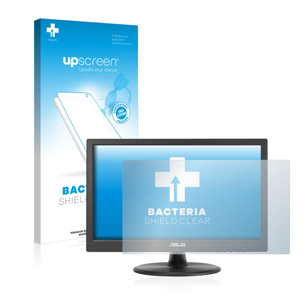 upscreen Bacteria Shield Clear Premium Antibacterial Screen Protector for Asus VT168H
