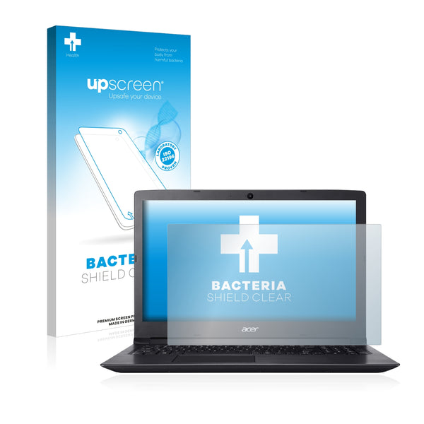 upscreen Bacteria Shield Clear Premium Antibacterial Screen Protector for Acer Aspire 3 A315-33