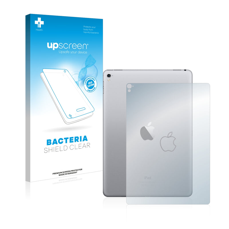 upscreen Bacteria Shield Clear Premium Antibacterial Screen Protector for Apple iPad Pro 9.7 2016 (Back)