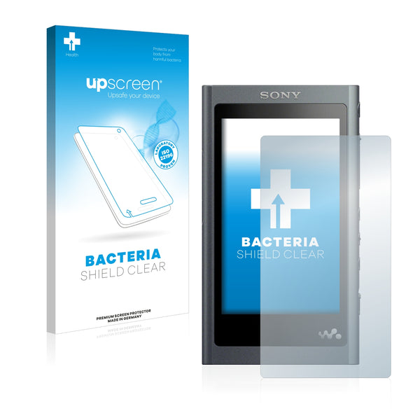 upscreen Bacteria Shield Clear Premium Antibacterial Screen Protector for Sony Walkman A50