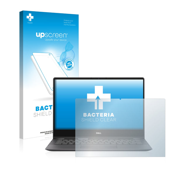 upscreen Bacteria Shield Clear Premium Antibacterial Screen Protector for Dell Inspiron 13 7391 2-in-1