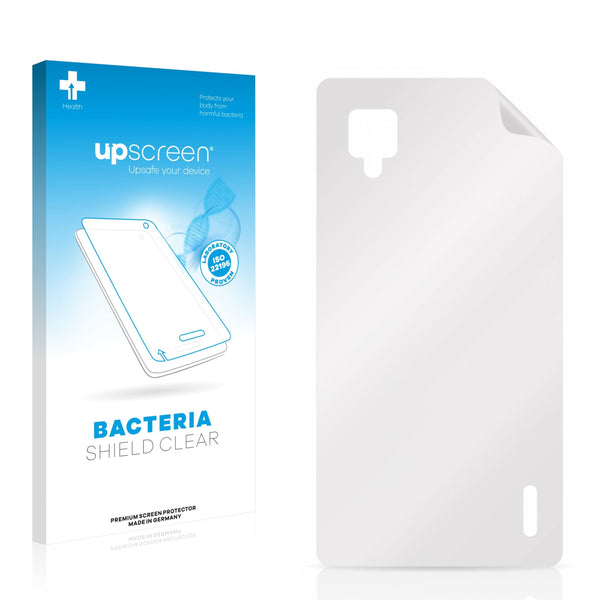 upscreen Bacteria Shield Clear Premium Antibacterial Screen Protector for LG Electronics E975 Optimus G (Back)