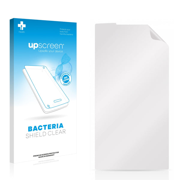 upscreen Bacteria Shield Clear Premium Antibacterial Screen Protector for Mediacom PhonePad Duo X470U