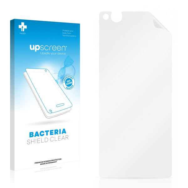 upscreen Bacteria Shield Clear Premium Antibacterial Screen Protector for ZTE Nubia Z9 (Back)