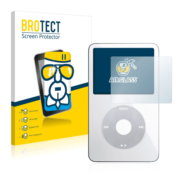 BROTECT AirGlass Glass Screen Protector for Apple iPod classic video Display (5th. generation)