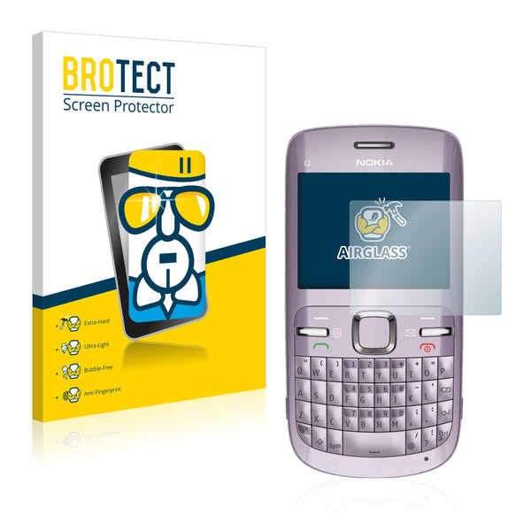 BROTECT AirGlass Glass Screen Protector for Nokia C3-00