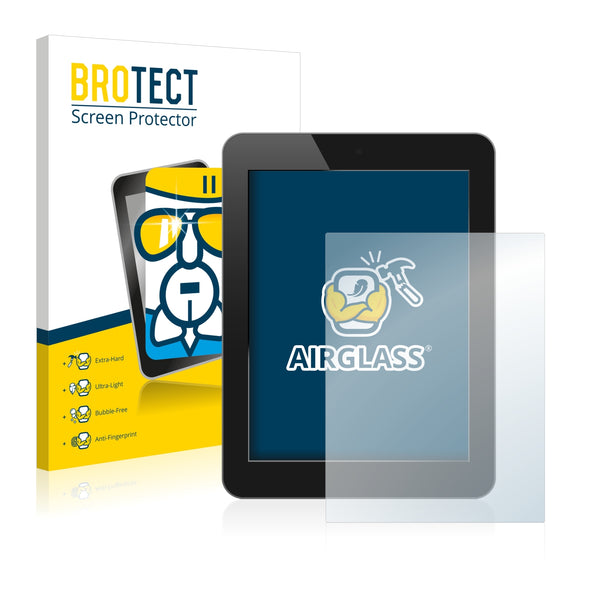 BROTECT AirGlass Glass Screen Protector for Standard sizes with 10.1 inch Displays [221 mm x 130 mm, 15:9]