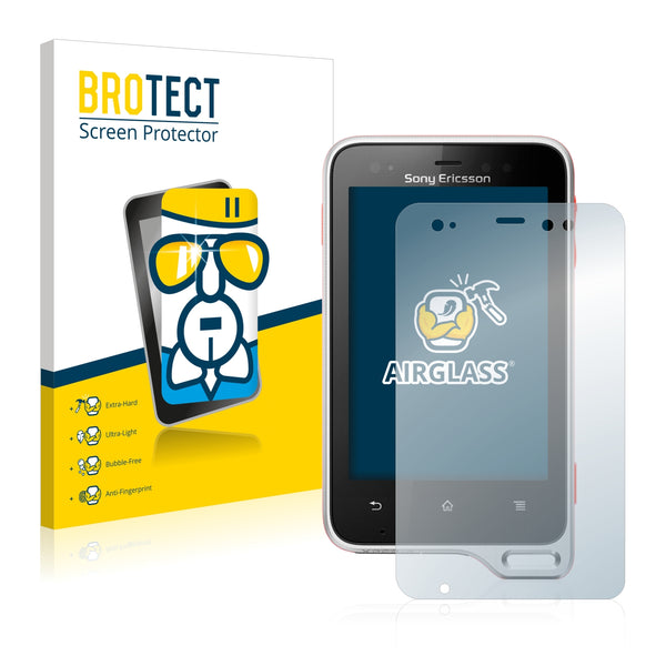 BROTECT AirGlass Glass Screen Protector for Sony Ericsson Xperia active ST17i