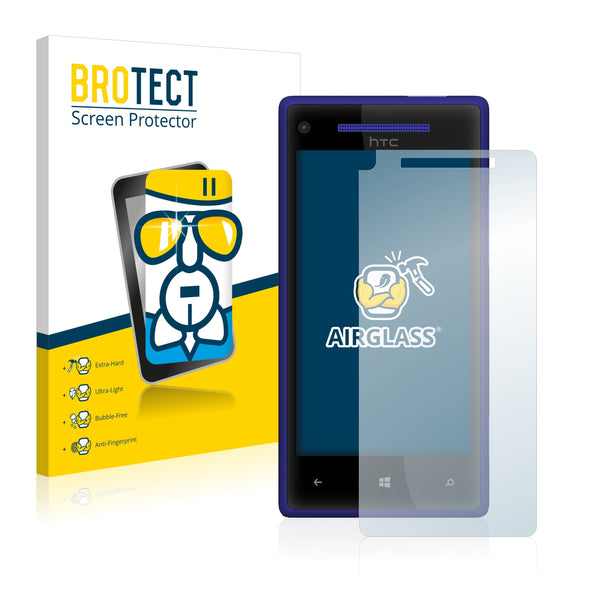 BROTECT AirGlass Glass Screen Protector for HTC Windows Phone 8X