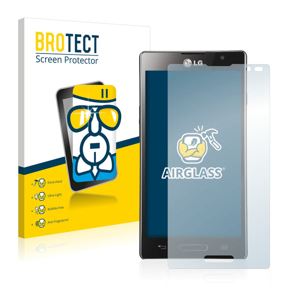 BROTECT AirGlass Glass Screen Protector for LG Electronics P760 Optimus L9