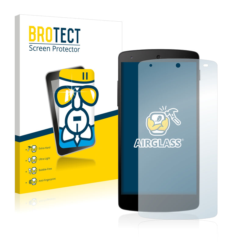 BROTECT AirGlass Glass Screen Protector for Google Nexus 5