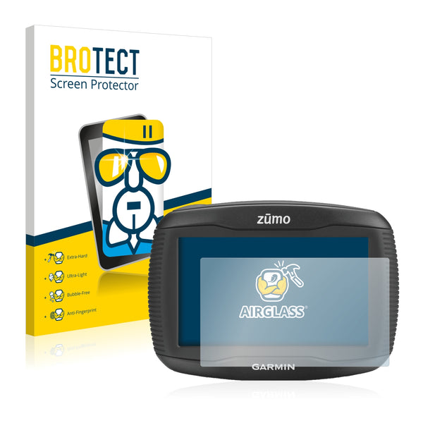 BROTECT AirGlass Glass Screen Protector for Garmin zumo 390LM