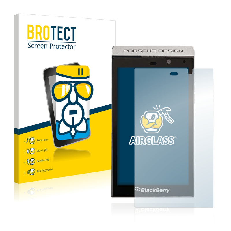 BROTECT AirGlass Glass Screen Protector for BlackBerry P9982 Porsche Design