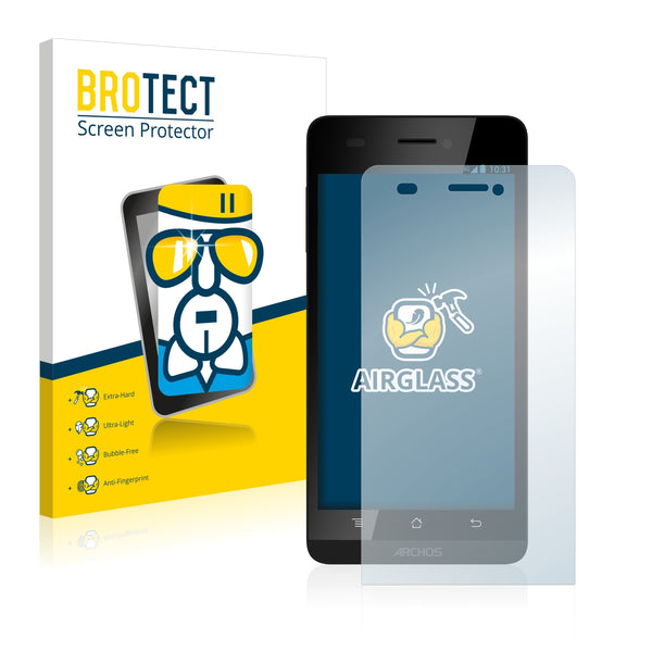 BROTECT AirGlass Glass Screen Protector for Archos 50 Helium 4G
