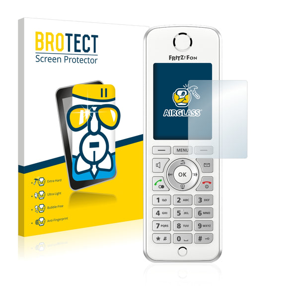 BROTECT AirGlass Glass Screen Protector for AVM Fritz!Fon C4