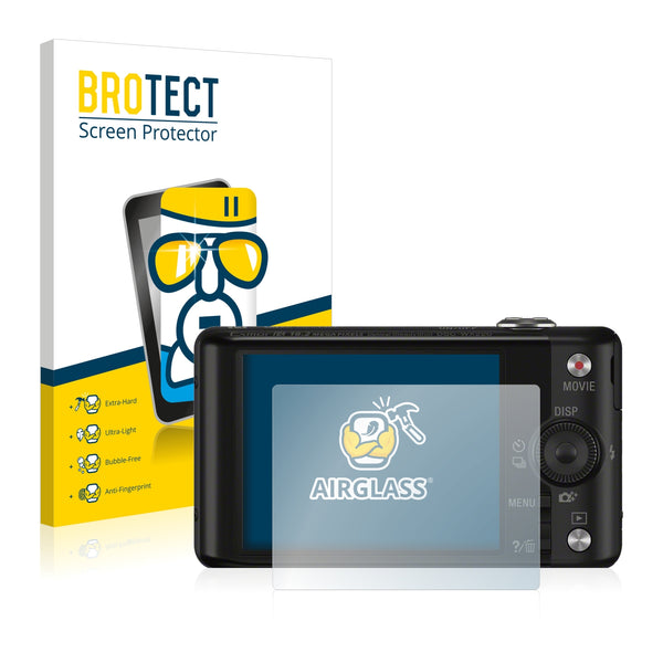 BROTECT AirGlass Glass Screen Protector for Sony Cyber-Shot DSC-WX220