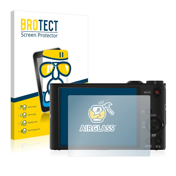 BROTECT AirGlass Glass Screen Protector for Sony Cyber-Shot DSC-WX350
