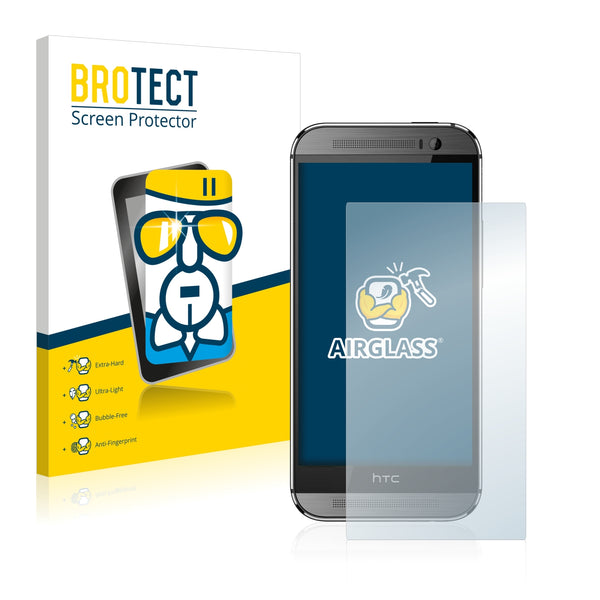 BROTECT AirGlass Glass Screen Protector for HTC One M8