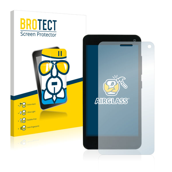 BROTECT AirGlass Glass Screen Protector for Mediacom PhonePad Duo G501