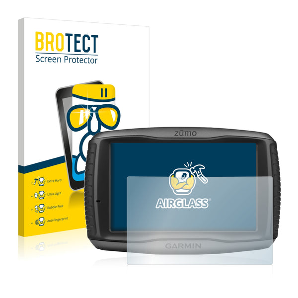 BROTECT AirGlass Glass Screen Protector for Garmin zumo 590LM
