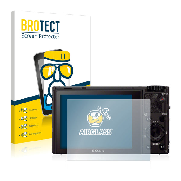 BROTECT AirGlass Glass Screen Protector for Sony Cyber-Shot DSC-RX100 III