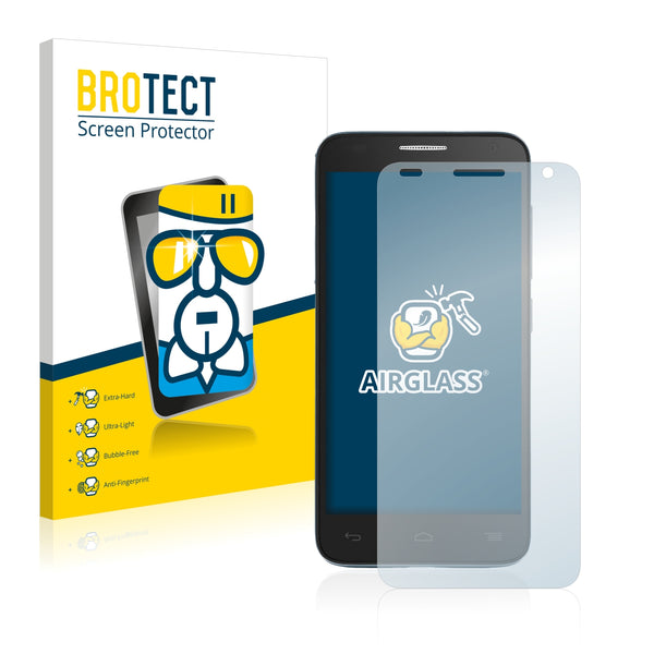 BROTECT AirGlass Glass Screen Protector for Alcatel One Touch OT-6036Y Idol 2 Mini S