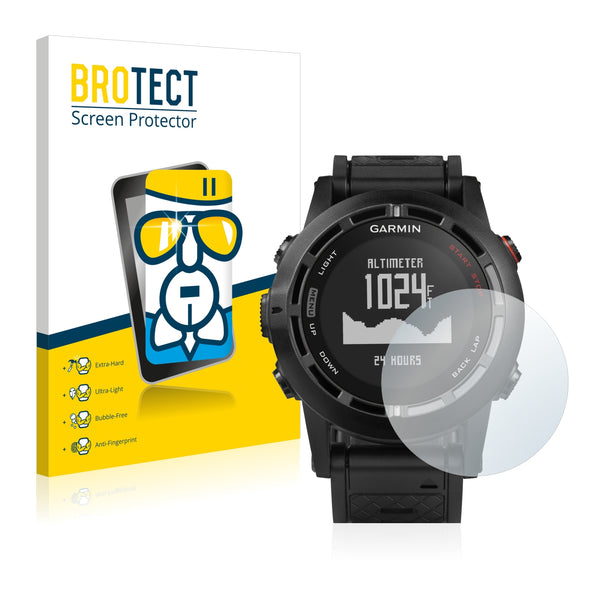 BROTECT AirGlass Glass Screen Protector for Garmin fenix 2