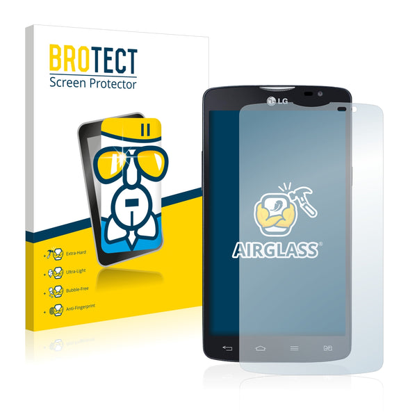 BROTECT AirGlass Glass Screen Protector for LG L80 D380 (Dual Sim)
